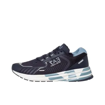 EMPORIO ARMANI EA7 Wear-Resistant Low-Top Casual Shoes Men's Black Blue