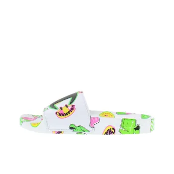 Champion Ipo Camo Slide Slippers Low-Top Unisex White