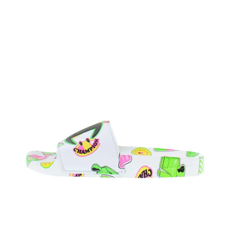 Champion Ipo Camo Slide Slippers Low-Top Unisex White-0