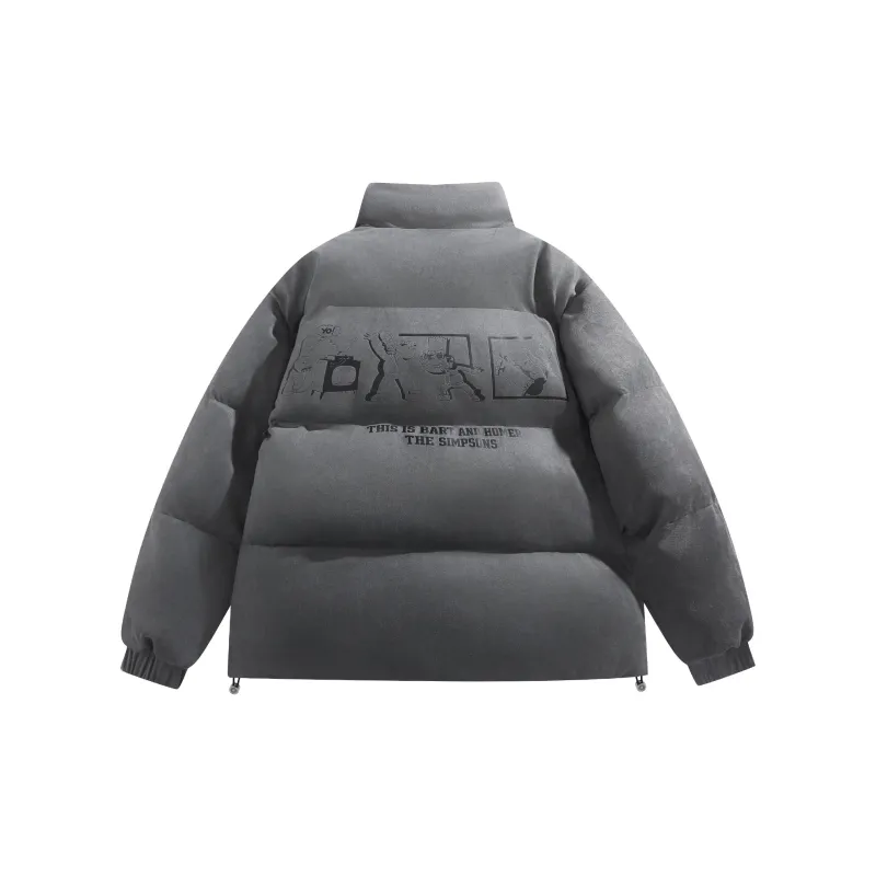 The Simpsons Puffer Jacket Unisex-9