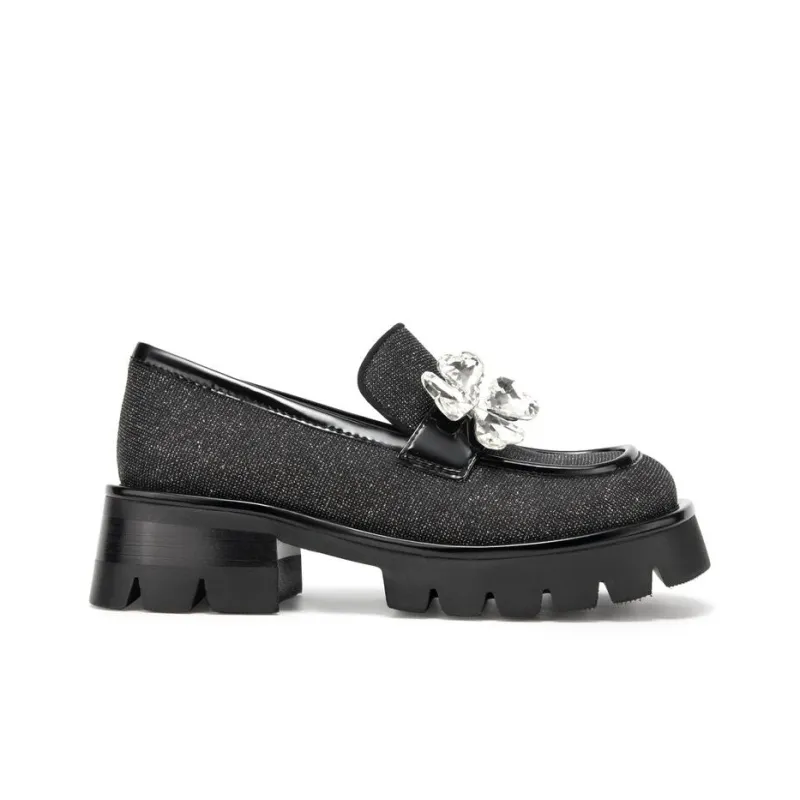 MIO Loafers Women's Black | Gray-7