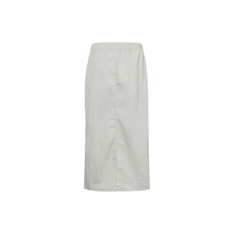 Nike Casual Long Skirts Women's Gray-2