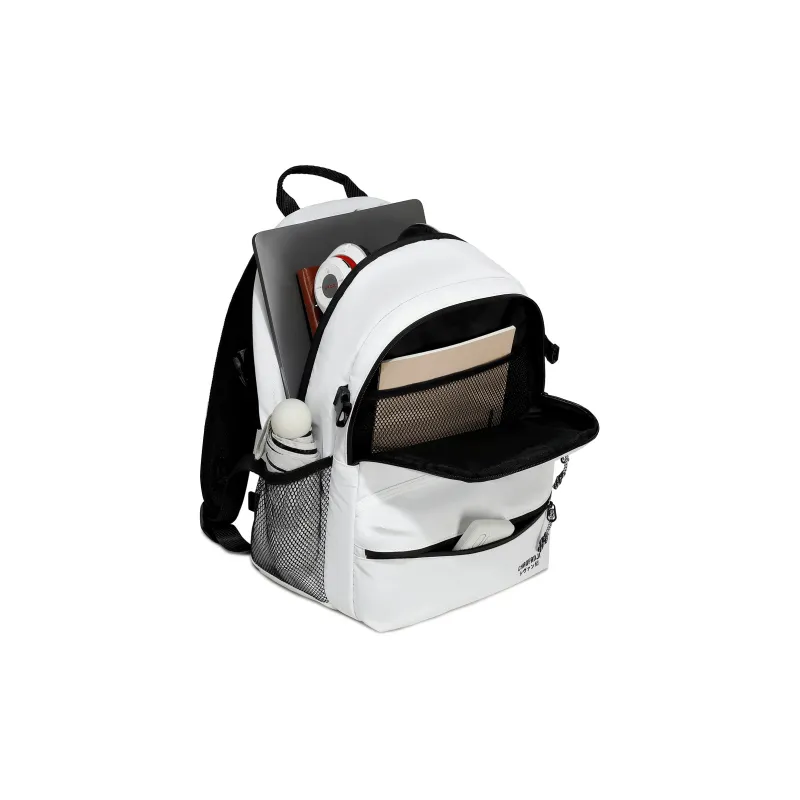 CHAOFANJI Membrana Dermalis Backpack Laptop Bag Regular Unisex White/Black-2