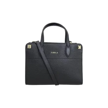 Furla Leather Handbag Women's Black