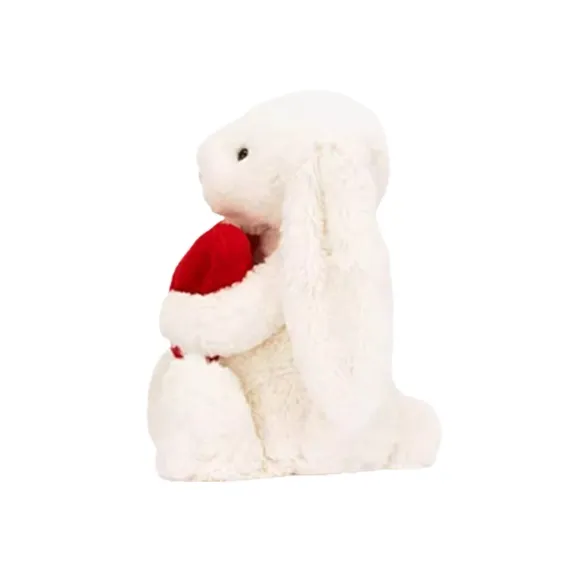 JELLYCAT Bashful Red Love Heart Bunny Stuffed Animal-1