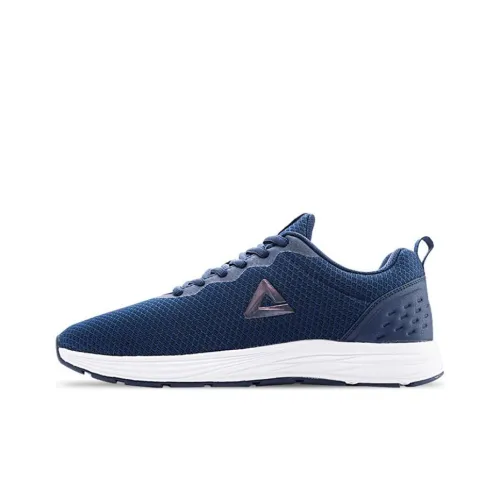 PEAK Running Shoes Men Low-Top Navy Blue