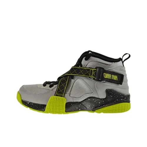 Nike Air Raid Vintage Basketball Shoes Men Mid-Top Gray Green