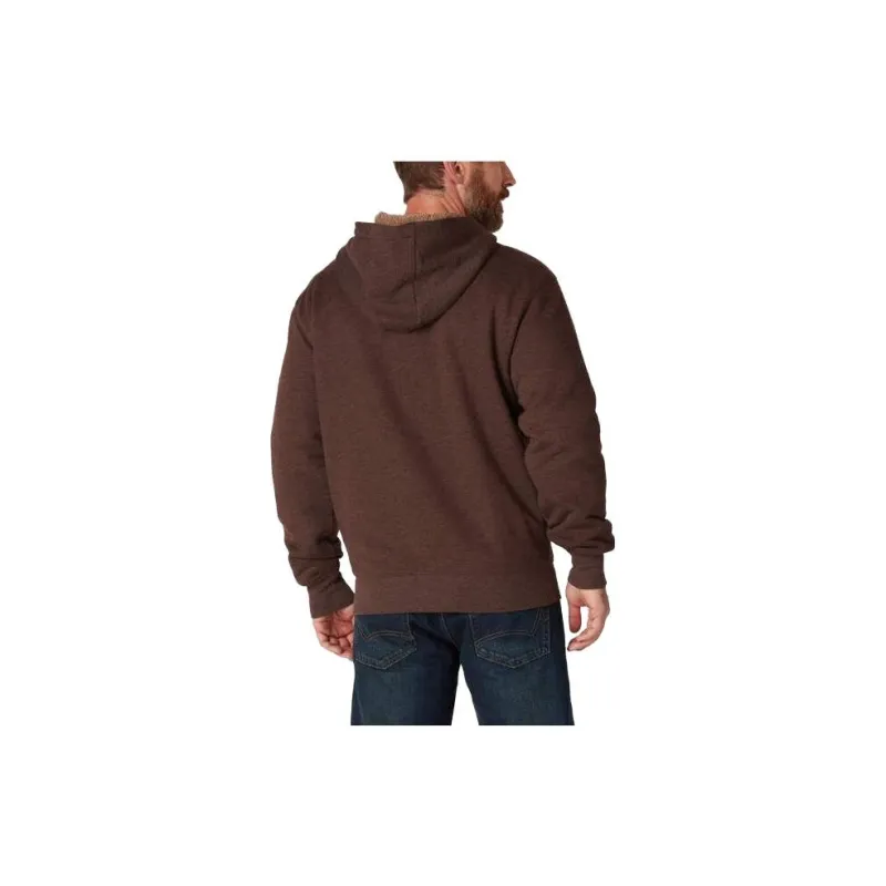 Dickies High Pile Fleece Lined Full Zip Hoodie Jackets Coats Men's Brown-1