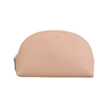Furla Leather Clutch Women's Moonstone Pink