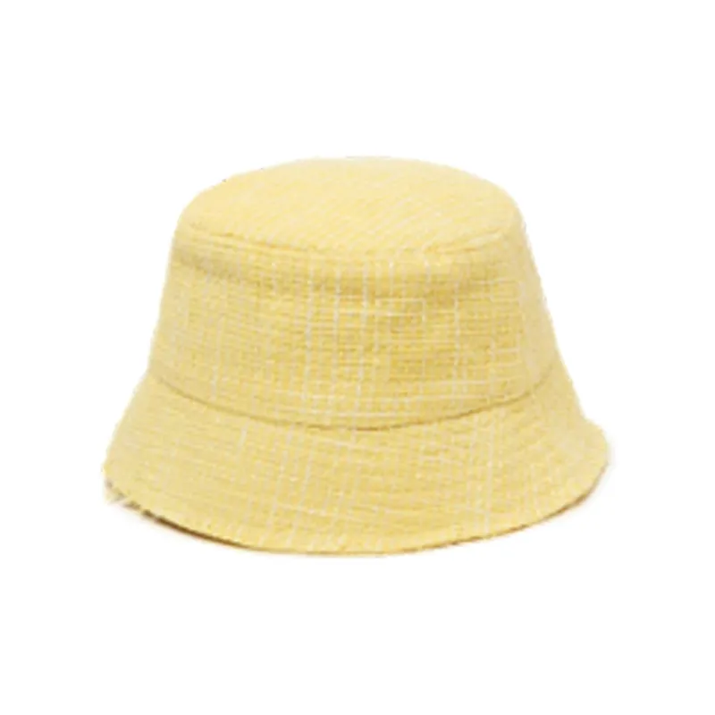 RUSLAN BAGINSKIY Logo-appliqué Tweed Bucket Hat-2