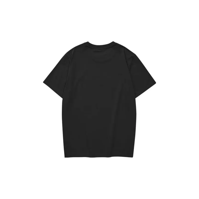 Skechers Colorful SS24 Drop Shoulder Sleeve T Shirt Unisex Carbon Black-1