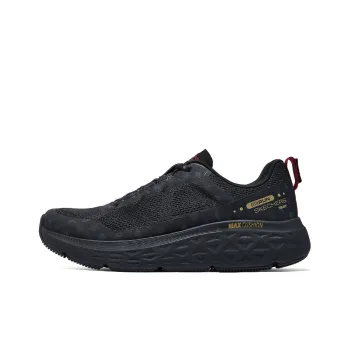 Skechers Max Cushioning Cushioning Anti Slip Wear Resistant Breathability Low Top Casual Running Shoes Men's Black