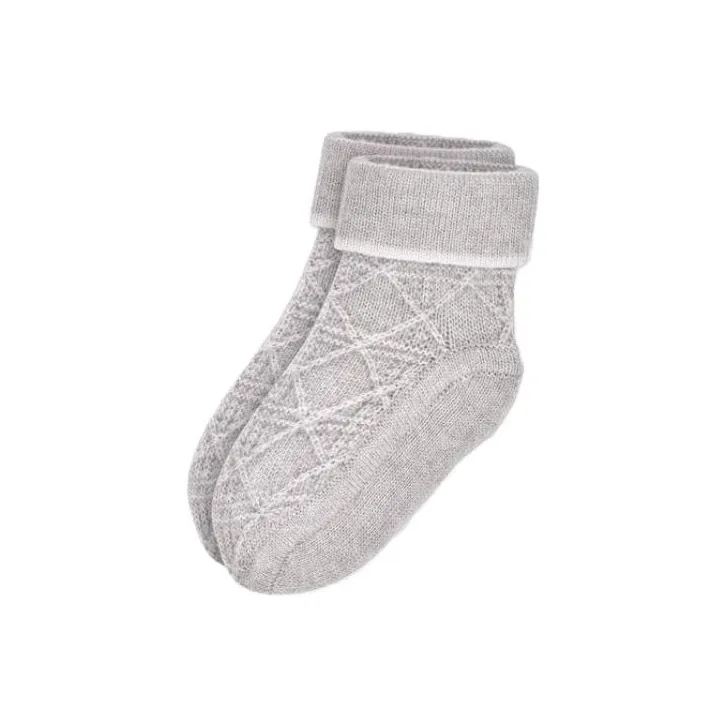 DIOR Kids' Apparel Slipper Sock Ankle Socks Baby 1 Pack Gray-0