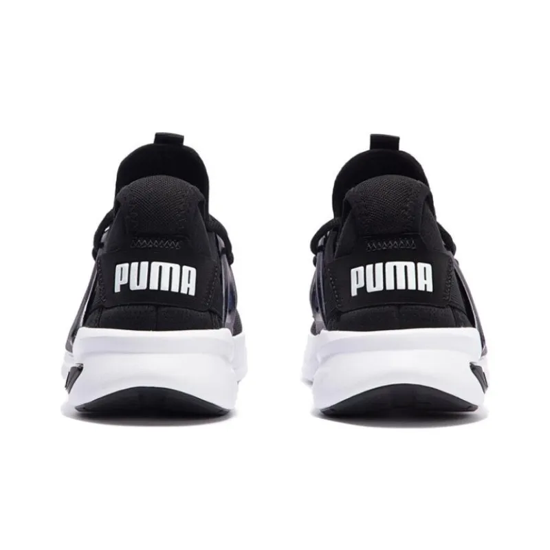 PUMA Softride Cushioning Anti Slip Wear Resistant Breathable Support Rebound Low Top Casual Shoes Women's Black-3