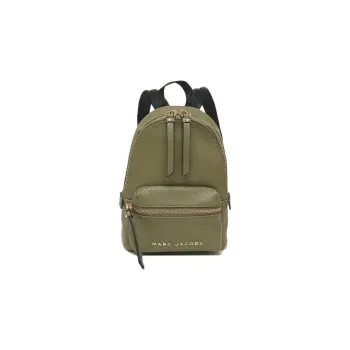 MARC JACOBS Leather Backpack Women's Martini Olive