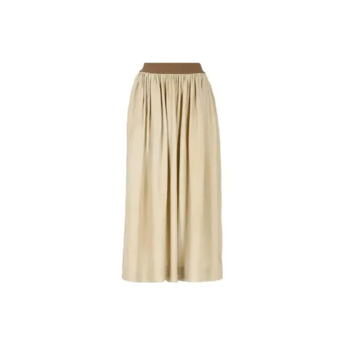 UMA WANG Casual Long Skirts Women's Khaki