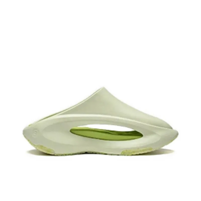 LiNing Yun You Slay Quiet Abrasion Resistant Slide Slippers Unisex Light Fruit Green-1