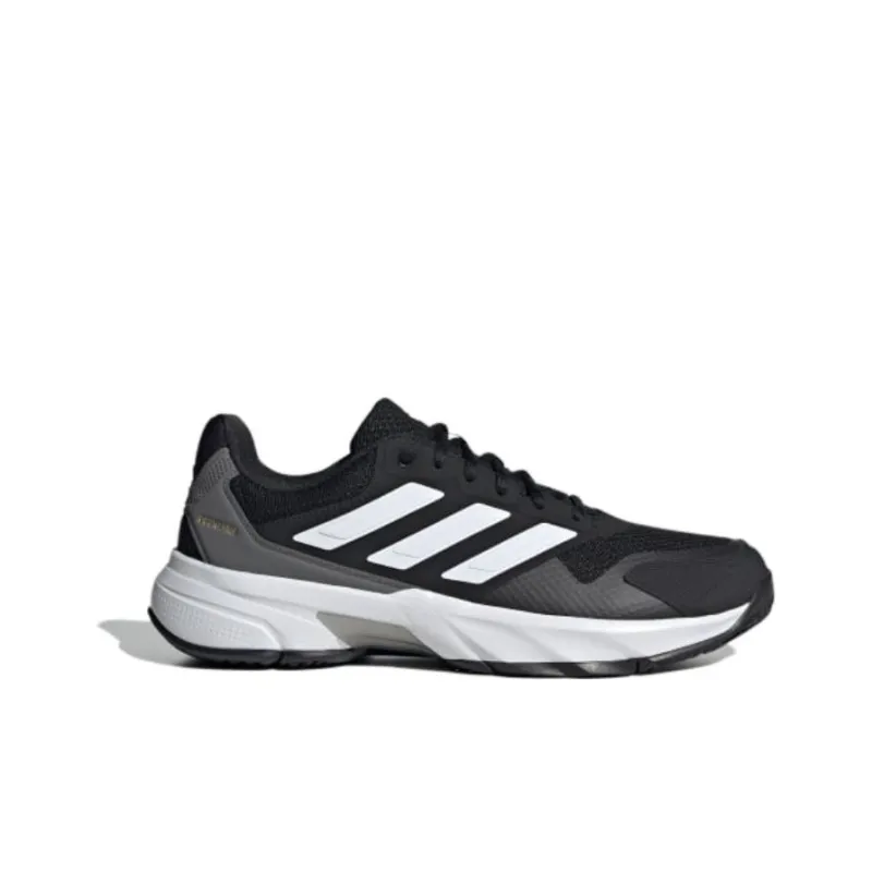 Adidas Courtjam Control 3 Core Black Cloud White Grey-1