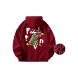 Burgundy (Fleece-Lined and Thickened)