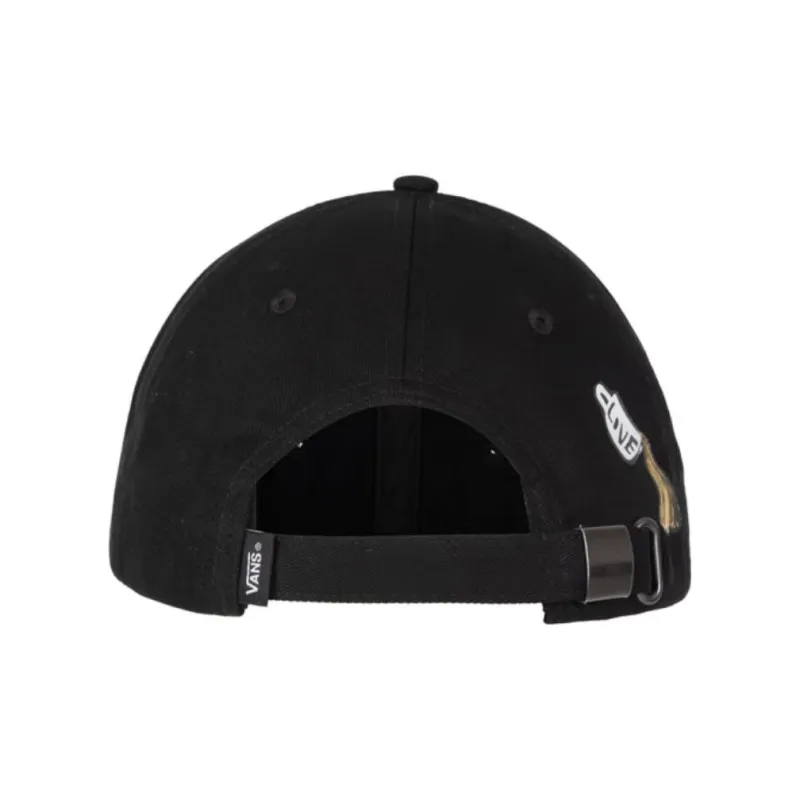 Vans Cotton Baseball Caps Unisex Black-1