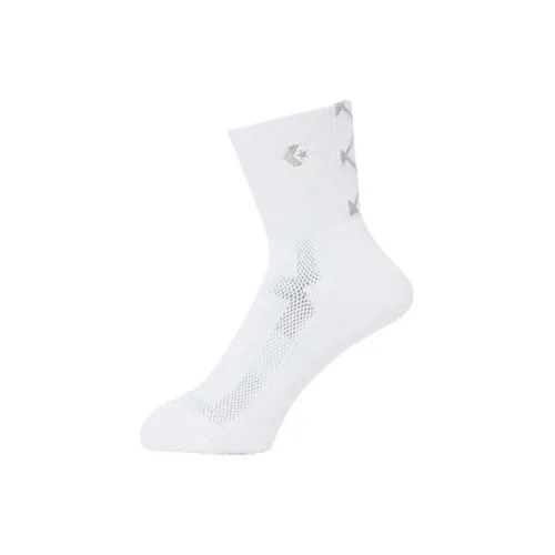Converse Ankle Socks Unisex 1 Pack Gray White