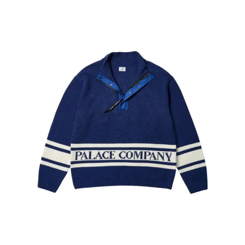 PALACE X C.P. Company Funnel Neck Knit-1