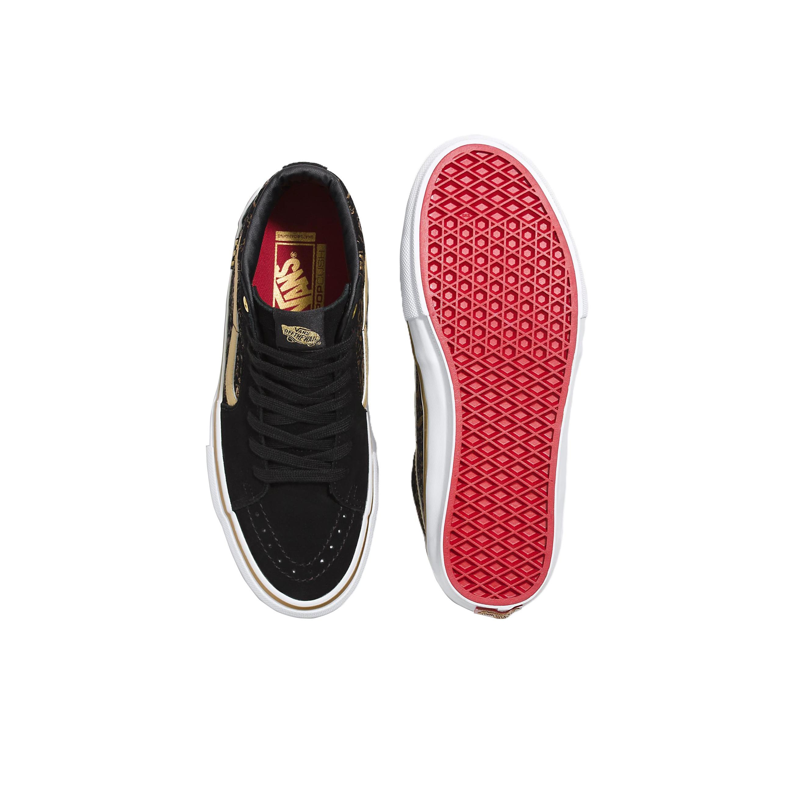 Vans Sk8-Hi Lunar New Year 'Black Gold' US M 9.5 - POIZON
