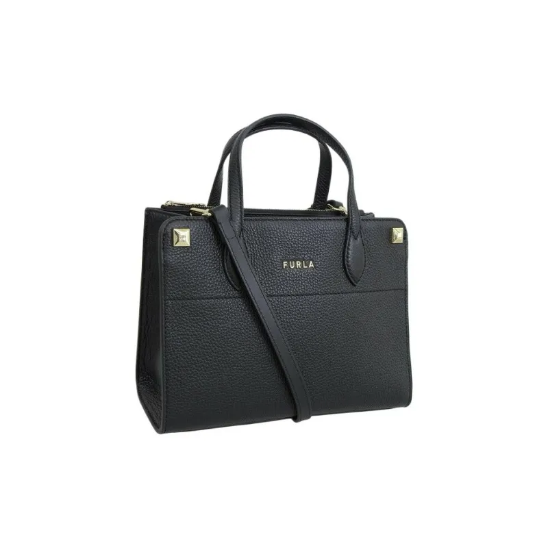 Furla Leather Handbag Women's Black-1