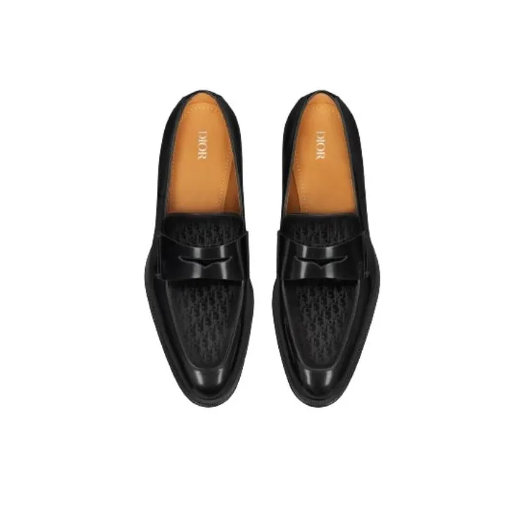 DIOR Timeless Loafers Men's Black-2