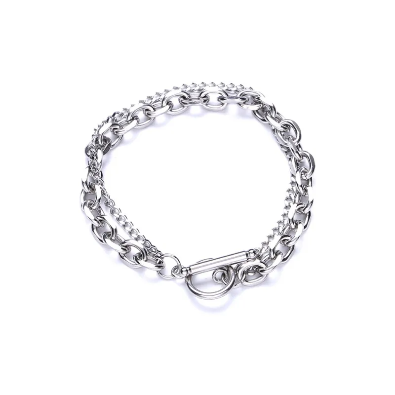 RINGLOVE Titanium Steel Bracelets Unisex-0