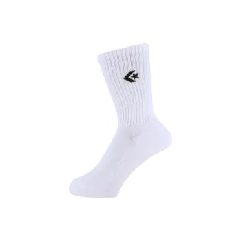 Converse Mid-Calf Socks Unisex 1 Pack White