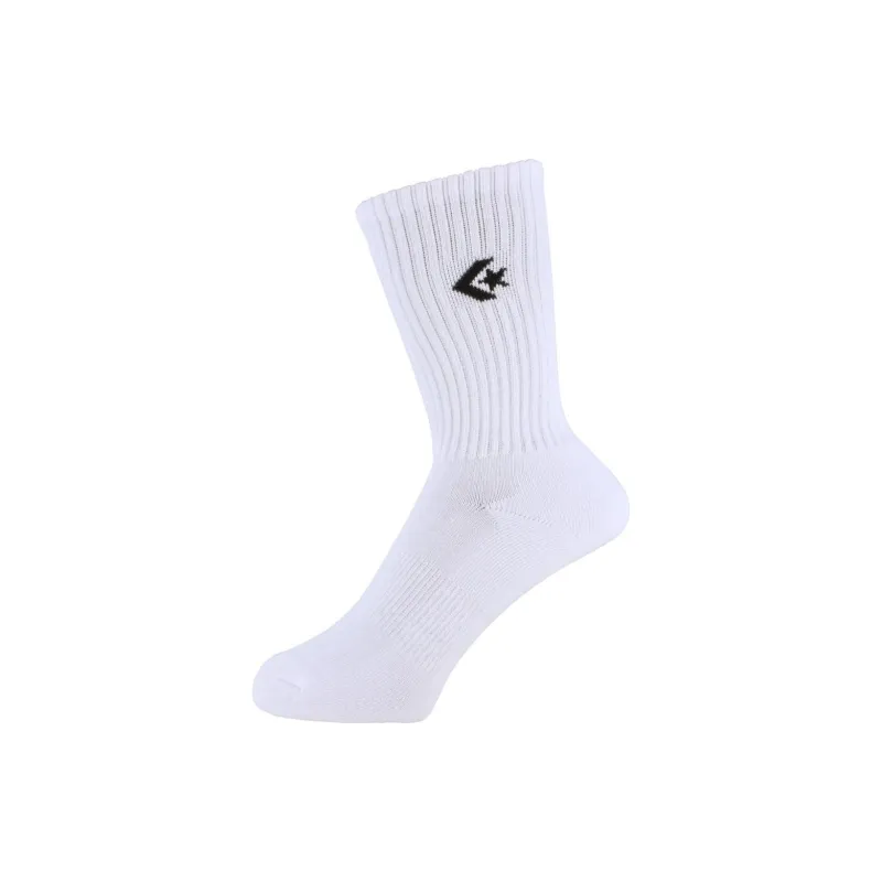 Converse Mid-Calf Socks Unisex 1 Pack White-0