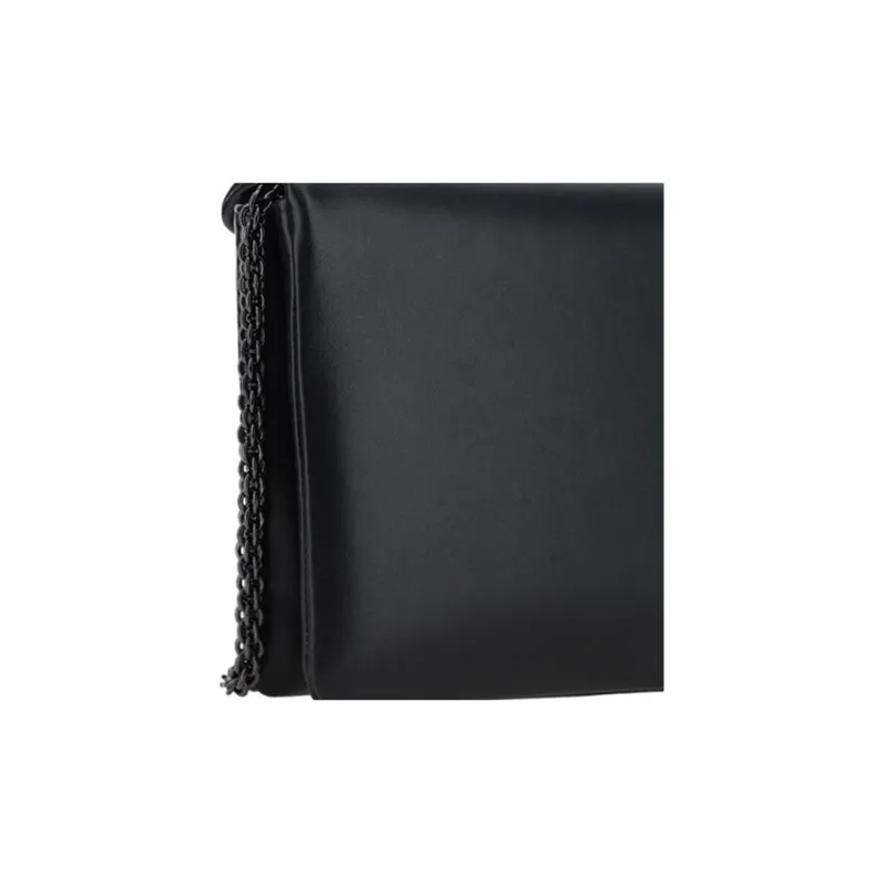 Valentino GARAVANI Lambskin Clutch Small Size Women's Black-4