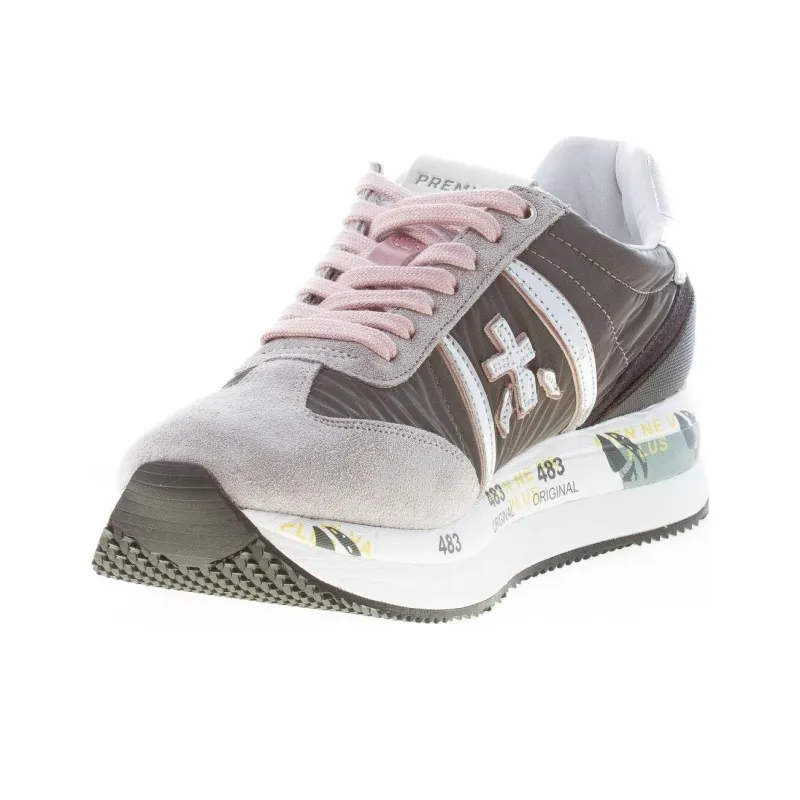 PREMIATA Conny Low-Top Casual Shoes Women's Gray-2