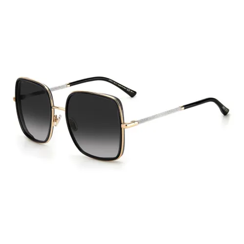 Jimmy Choo Metal Alloy Butterfly Sunglasses Women's Gold