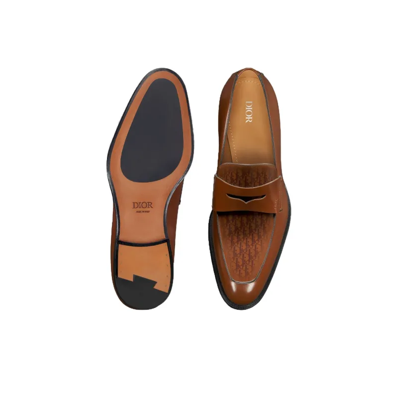 DIOR Timeless Loafers Men's Brown-4