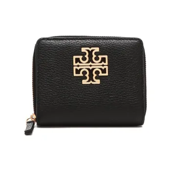 TORY BURCH Britten Leather Wallet Mini Women's Black