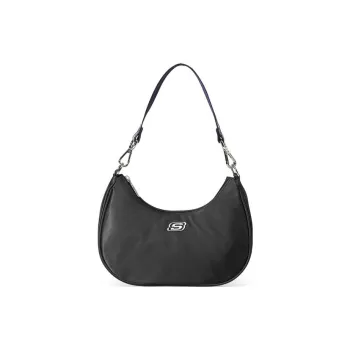 Skechers LeSportsac Poetry Joint Fabric Crossbody Bags Shoulder Bags Small Size Women's Carbon Black