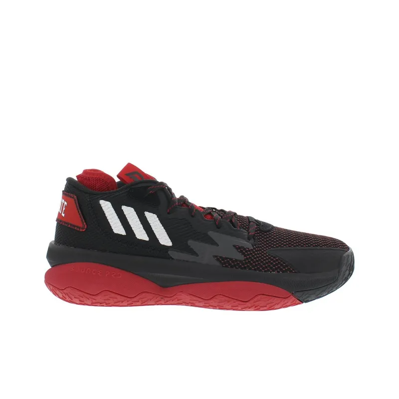 Adidas Dame 8 Extply Nc State Pe 'Black Red'-1