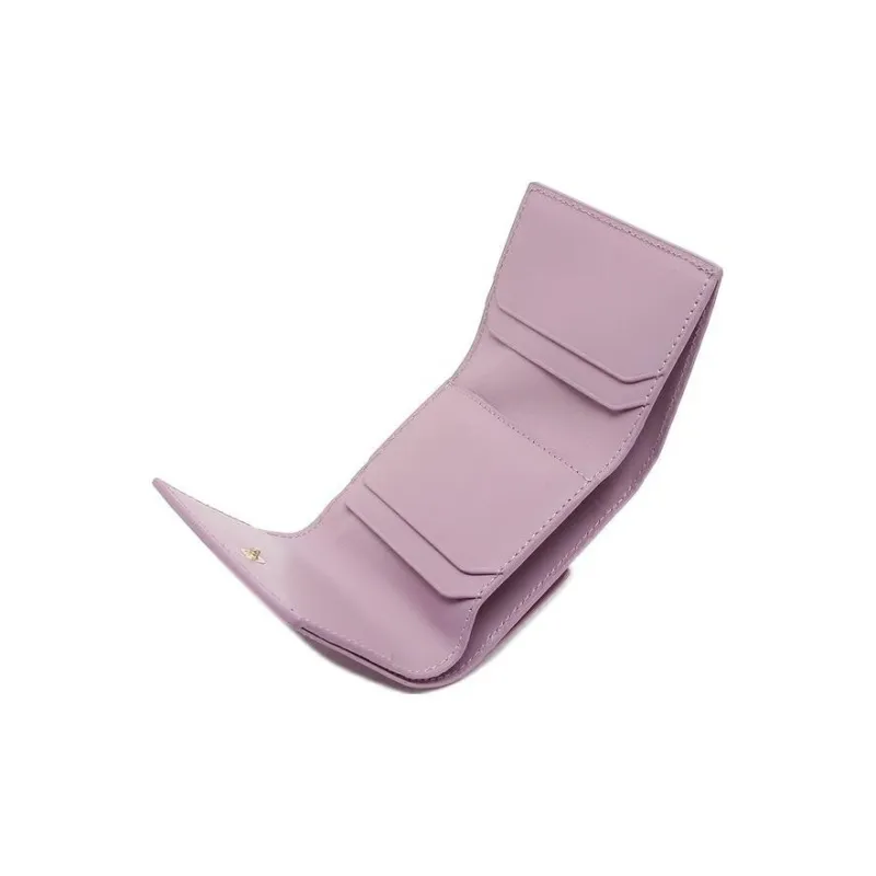 A.P.C Leather Wallet Women's Lavender-5