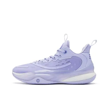 QIAODAN Killing Move 3.0 Shock Absorbers Mid Top Basketball Shoes Men's Purple