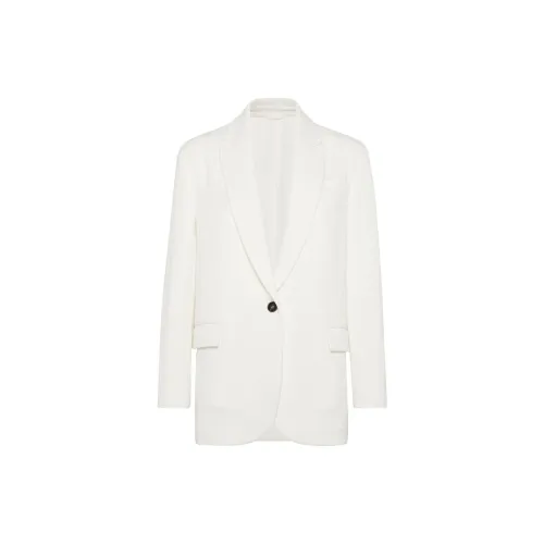 Brunello Cucinelli Business Suits Women's White