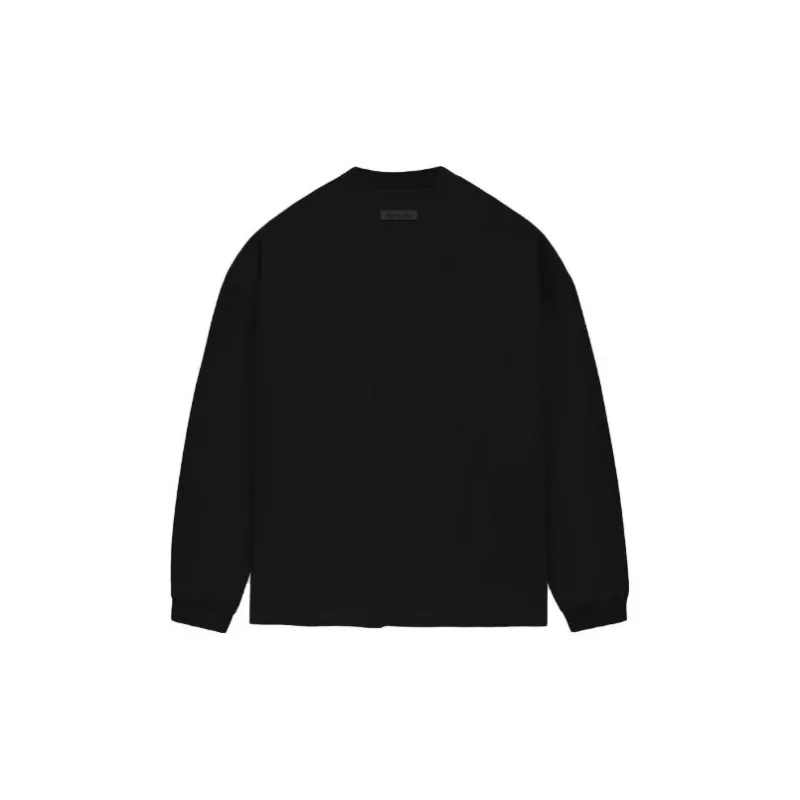 Fear Of God Essentials Logo embroidered Long sleeve T shirt-1