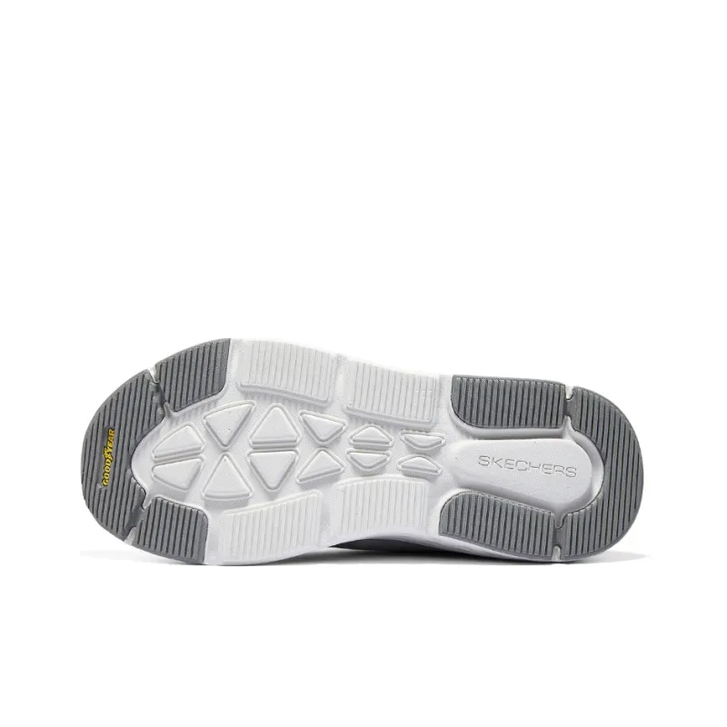 Skechers Cushioned Wear Resistant Breathable Low Top Casual Running Shoes Men's Gray-5
