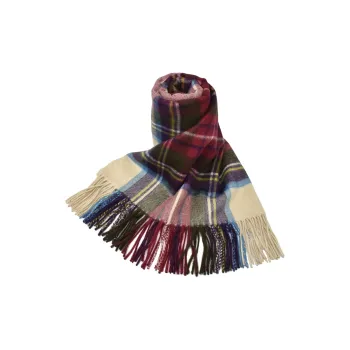 JOHNSTONS OF ELGIN Checked Scarf