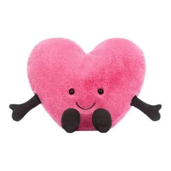 JELLYCAT Amuseables Pink Heart Plush Toy
