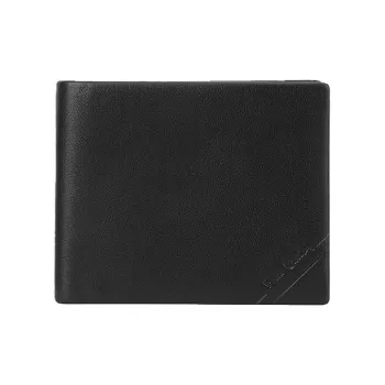 PIERRE CARDIN Cow Leather Wallet Regular Men's Black