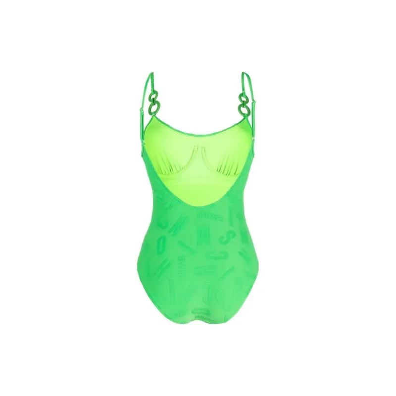 MOSCHINO One piece Swimsuit Women's Green-1