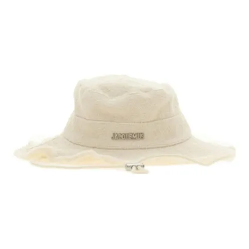 Jacquemus Cotton Bucket Hats Men's Beige