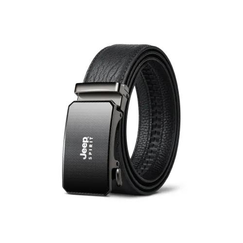 JEEP SPIRIT Business Trendy Pants Casual Automatic Buckle Leather Belts Men's Width 3.4cm